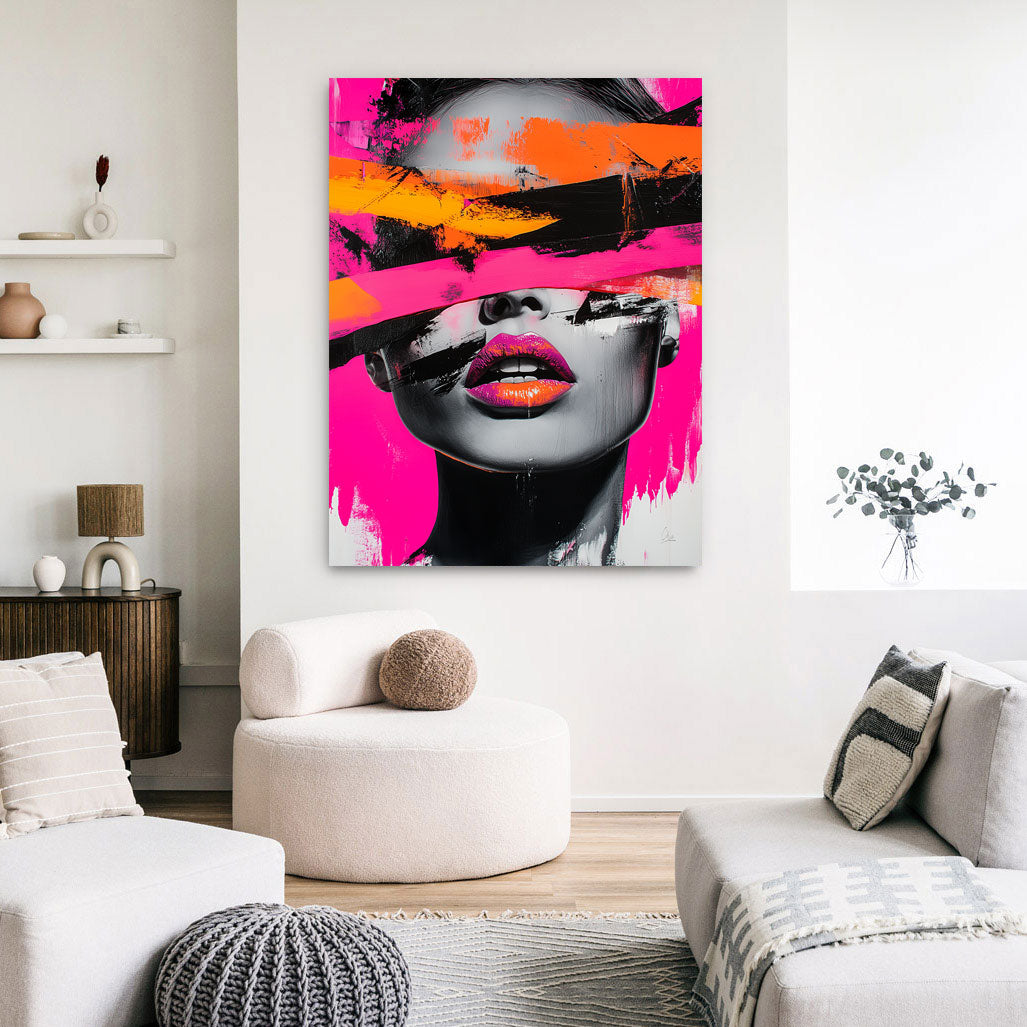 Velour Vision Portrait Art Wandbild