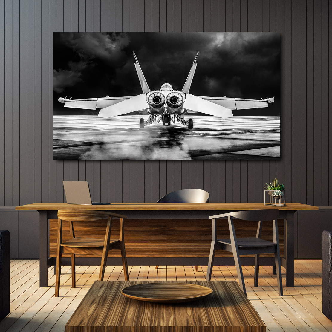 Wandbild Leinwandbild Flugzeug Kampfjet