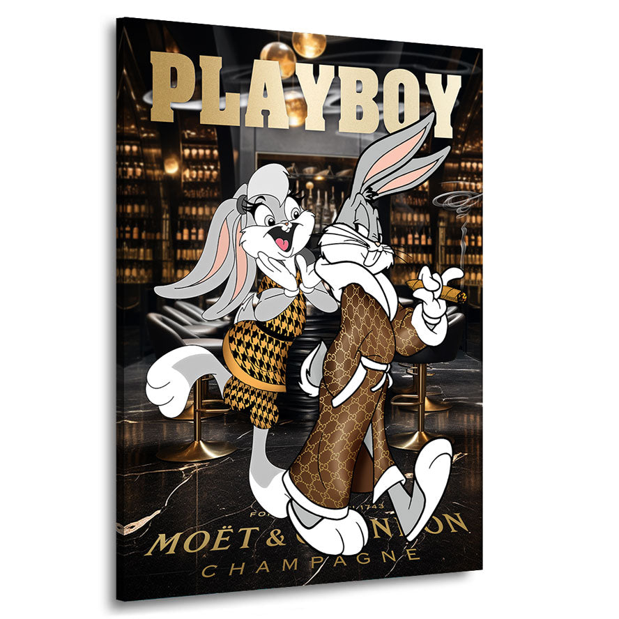 Pop Art Wandbild Playboy Bunny