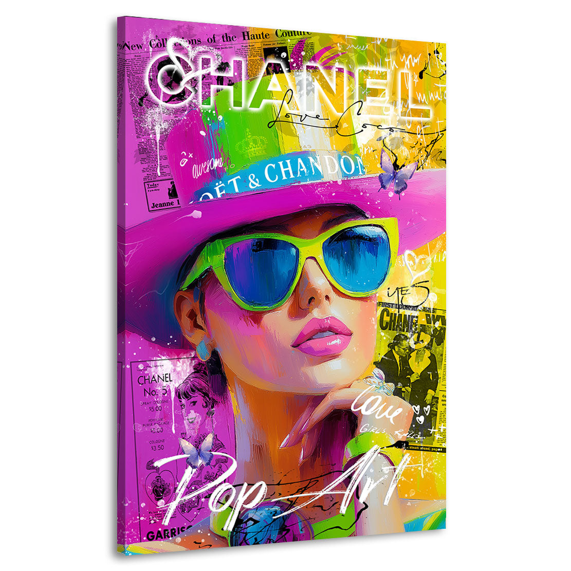 Pop Art Fashion Style Wandbild