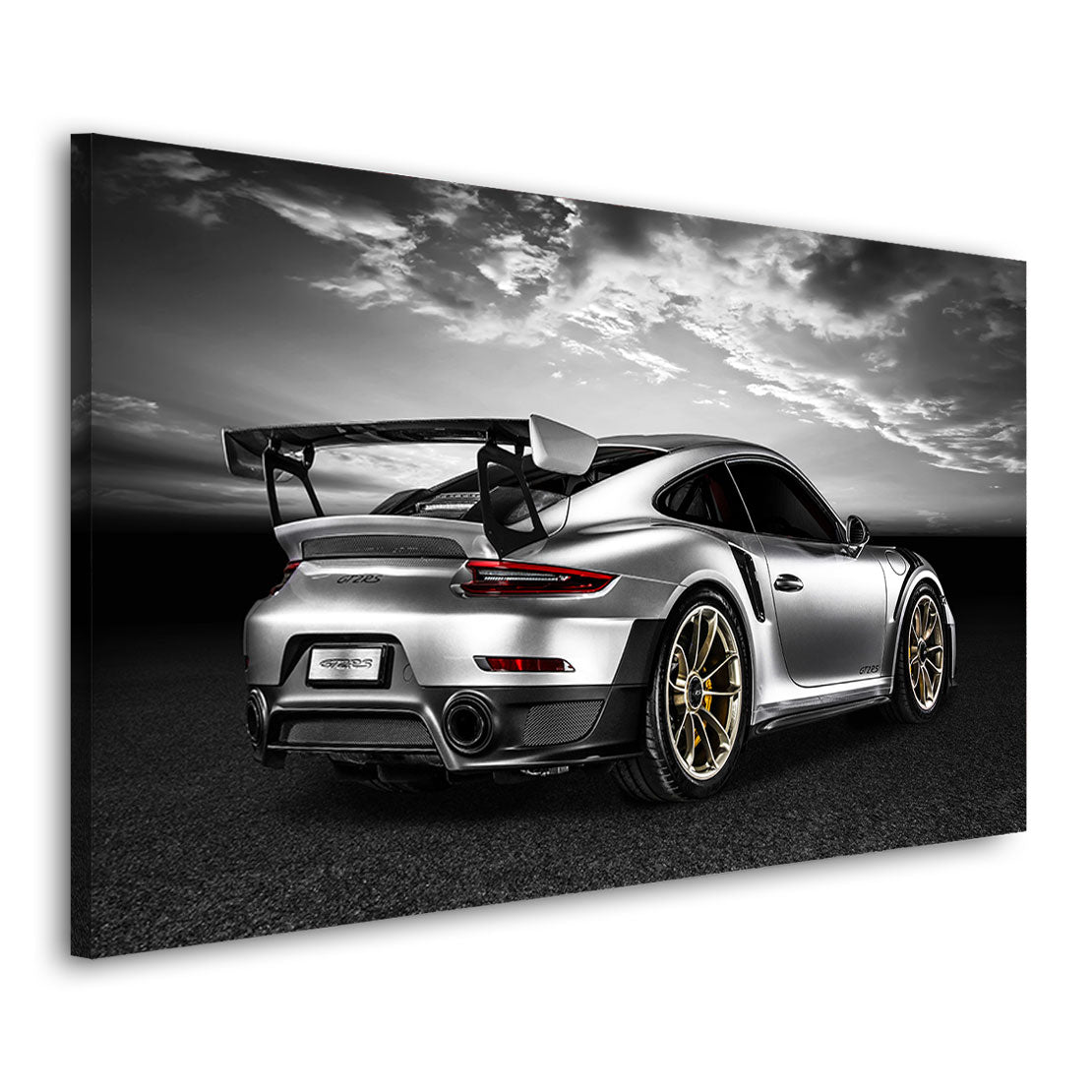 Auto Wandbild Porsche GT2 RS Sunset