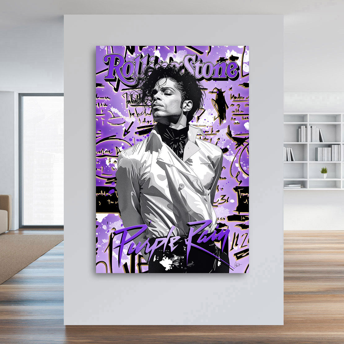 Pop Art Wandbild Prince