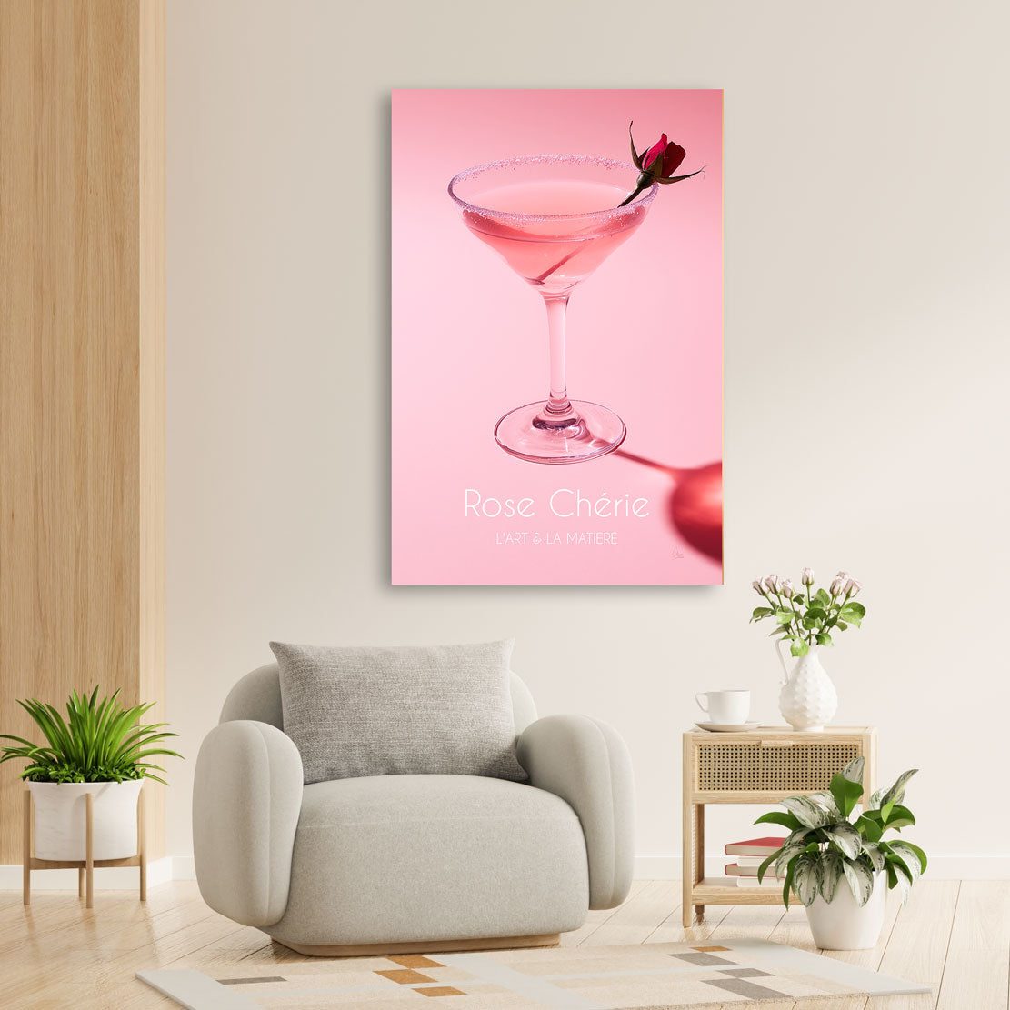 Rose Cherie Delight Wandbild