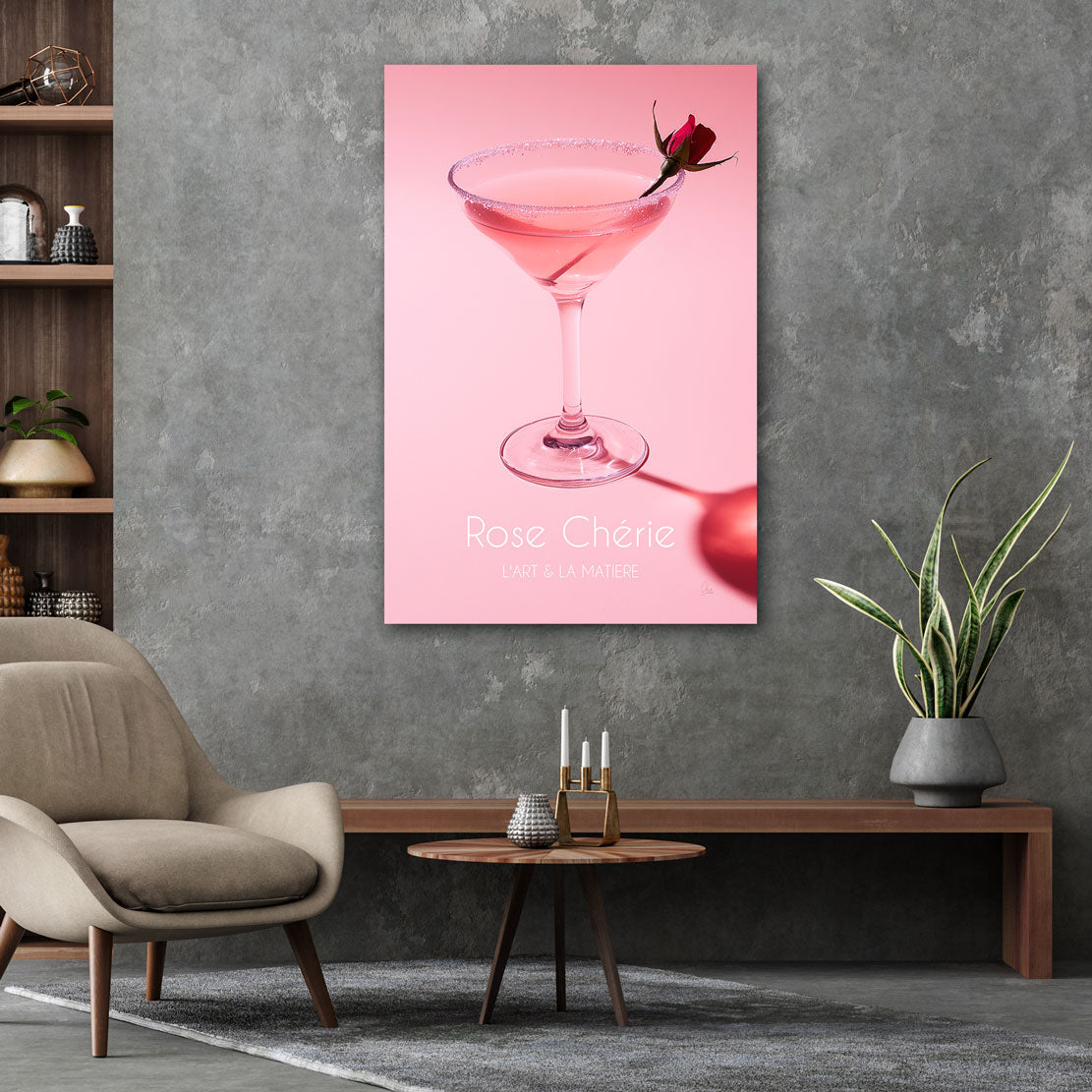 Rose Cherie Delight Wandbild