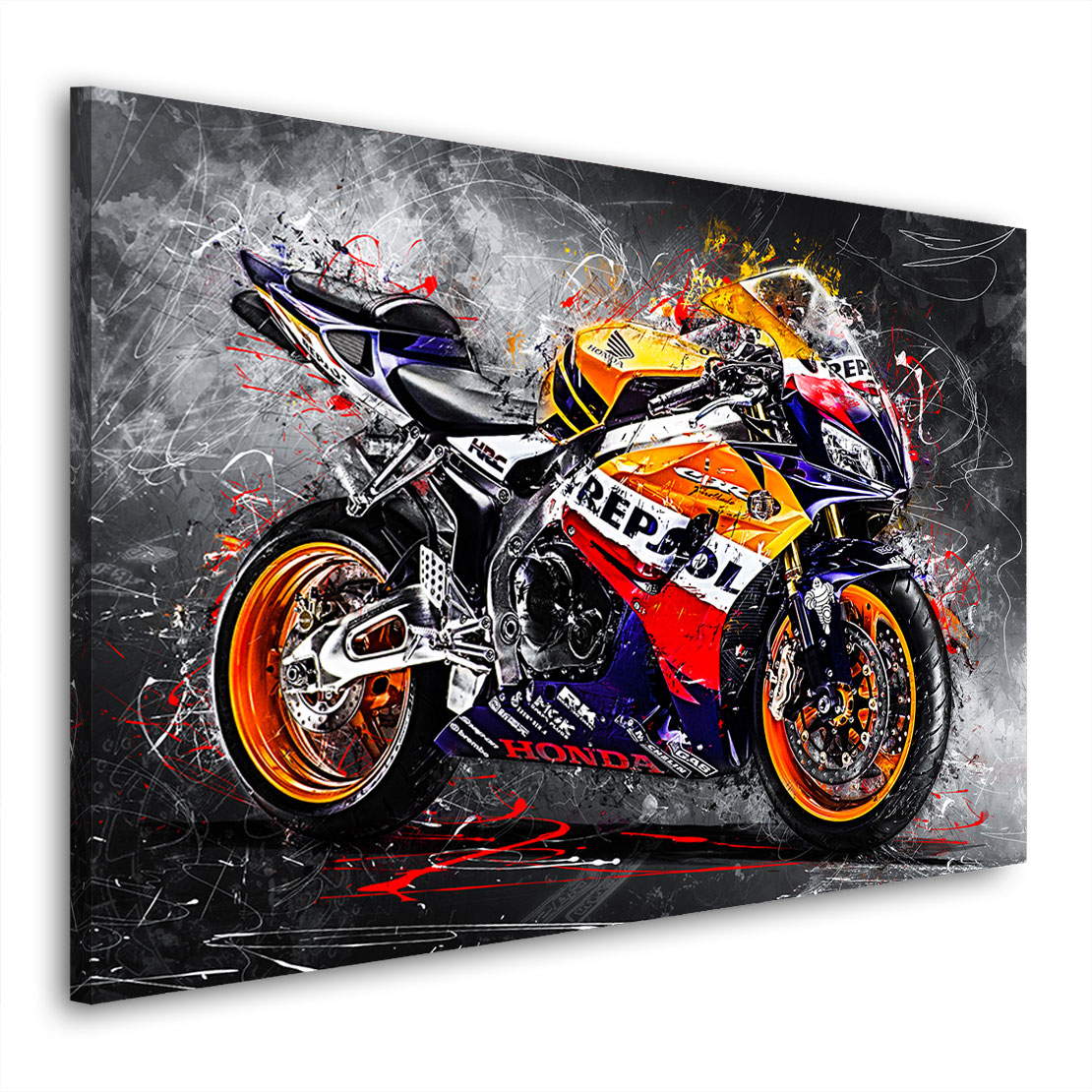 Wandbild Leinwandbild Honda CBR 1000 RR Fireblade Repsol