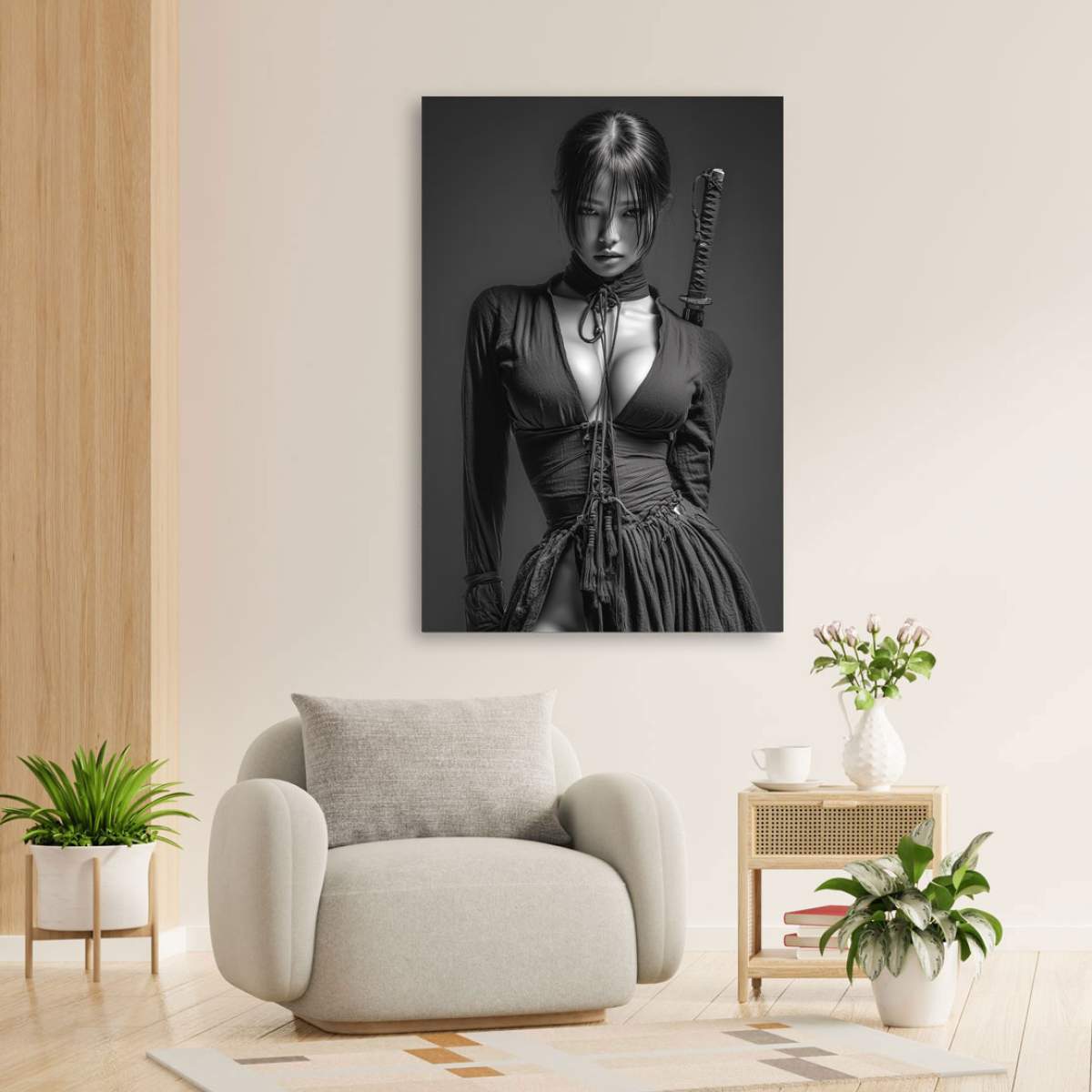 Crimson Moon Samurai Erotik Bild
