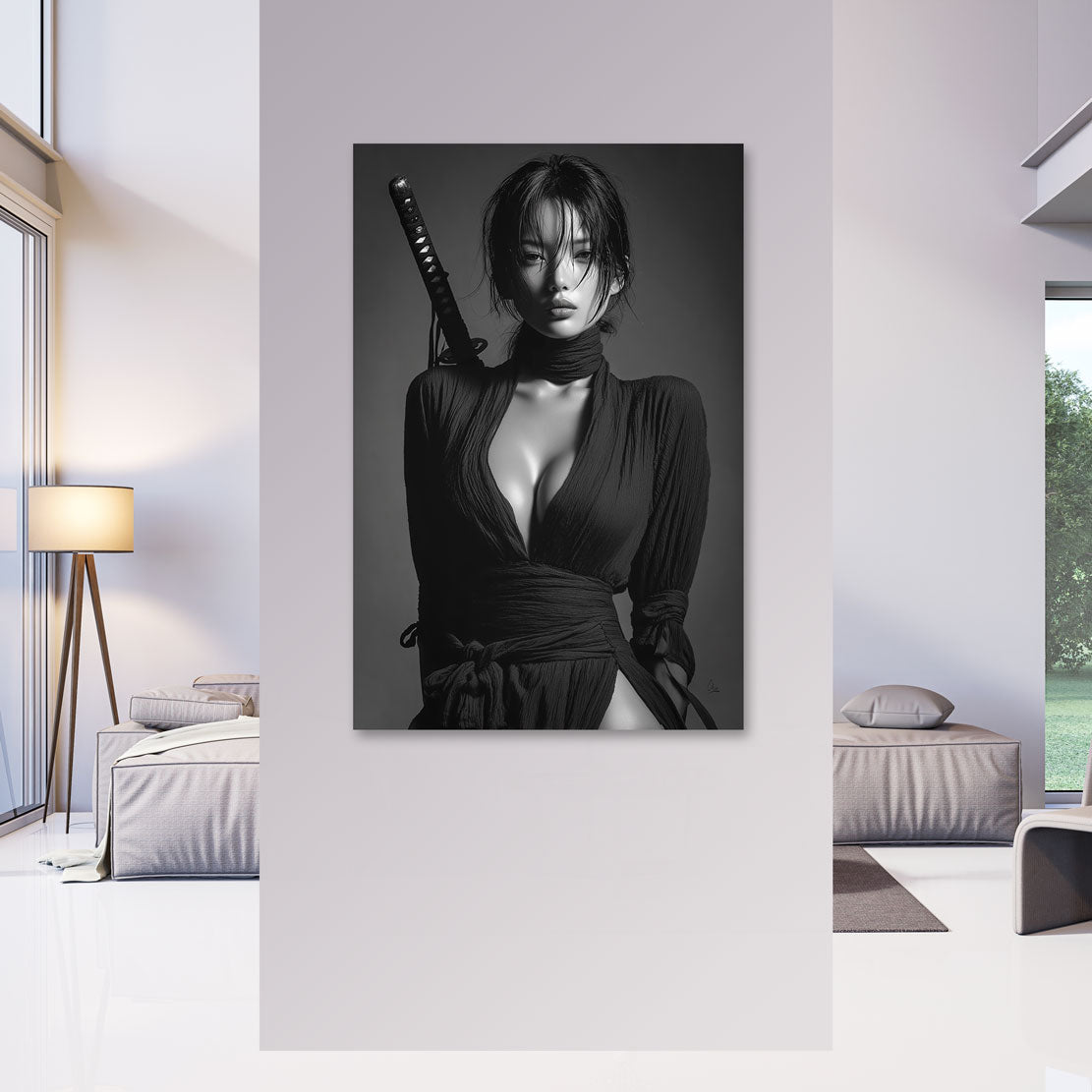 Shadow Empress Warrior Wandbild