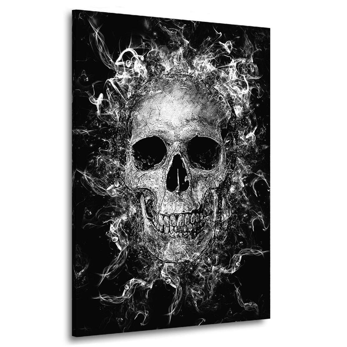 Leinwandbild Totenkopf Dark Style Abstrakt