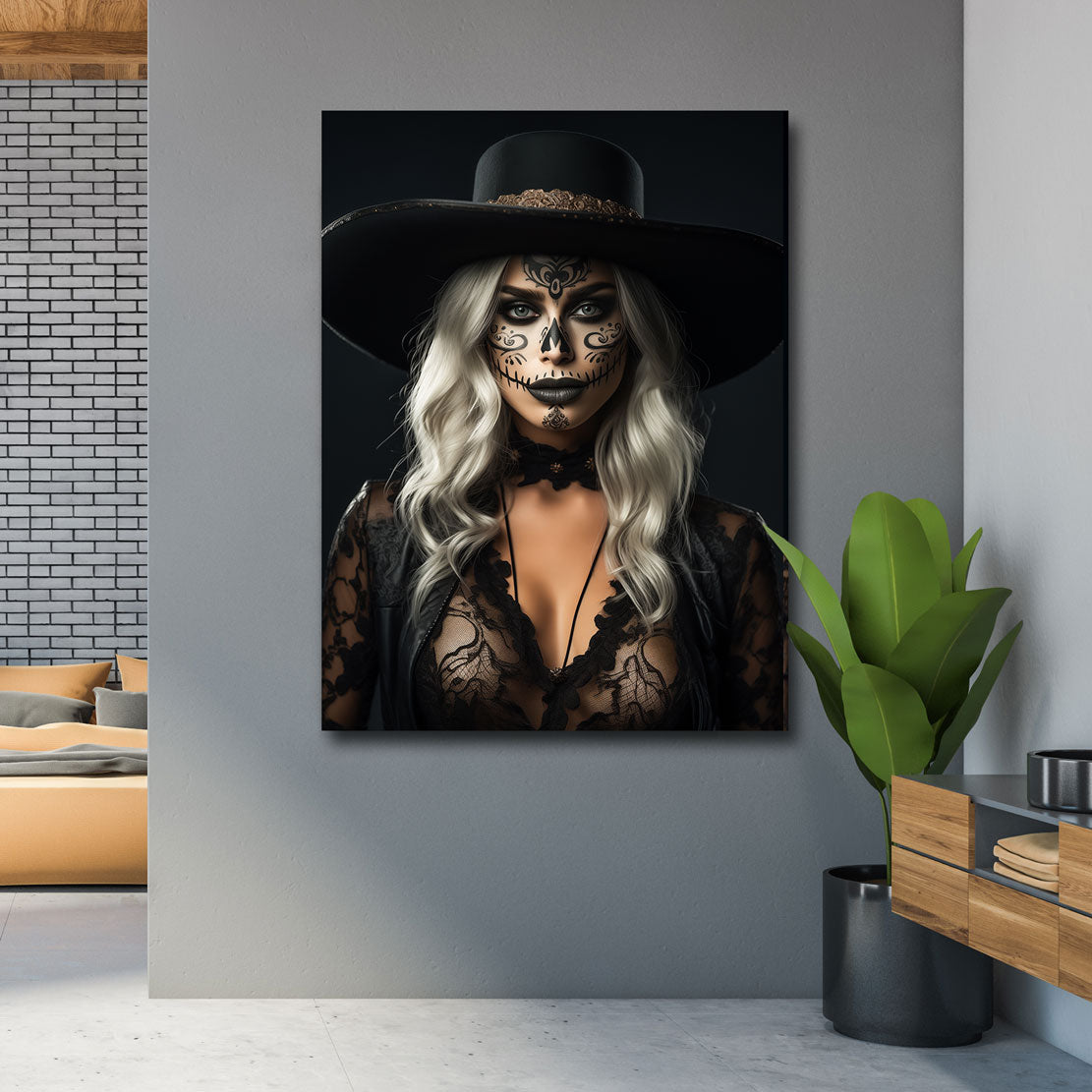 Lifestyle Wandbild La Catrina Style
