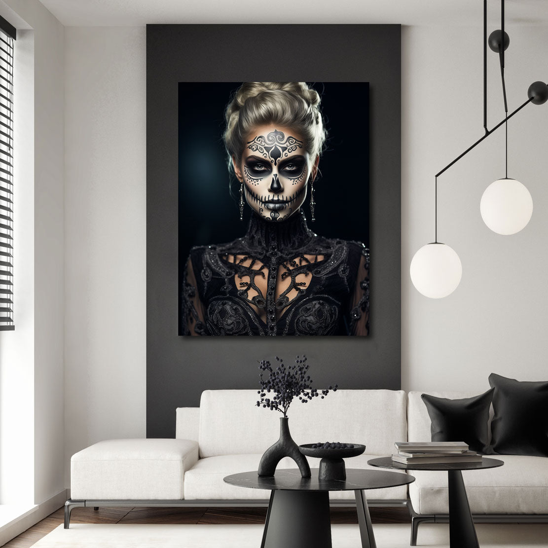 Lifestyle Wandbild Blond La Catrina