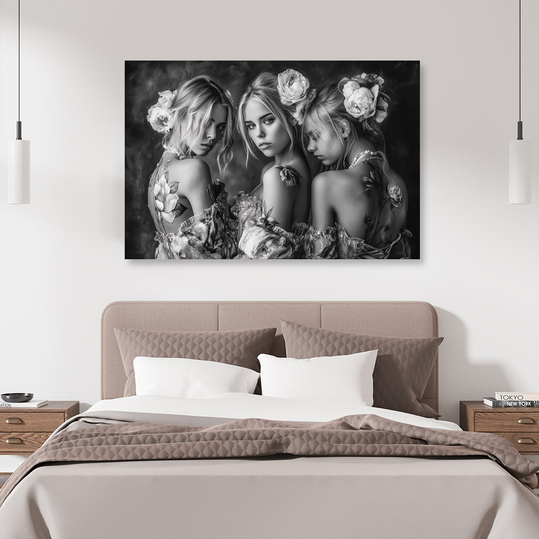 Shades of Grace and Secrets Wandbild