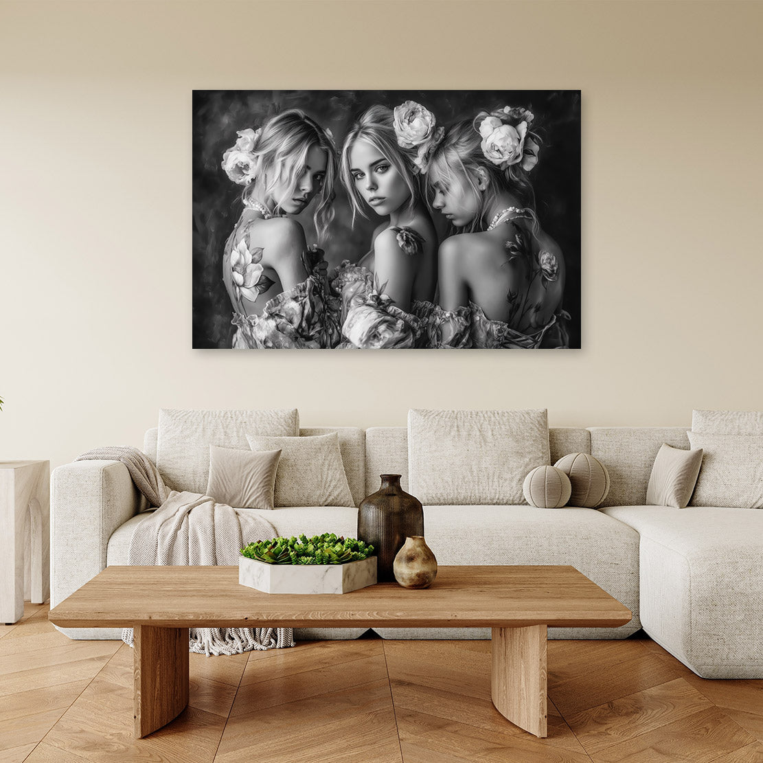 Shades of Grace and Secrets Wandbild