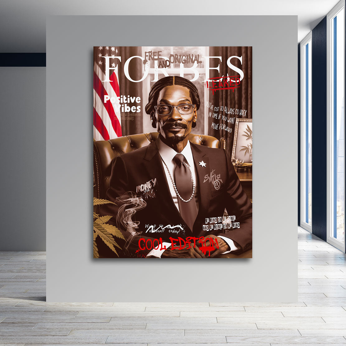 Lifestyle Leinwandbild Snoop Forbes