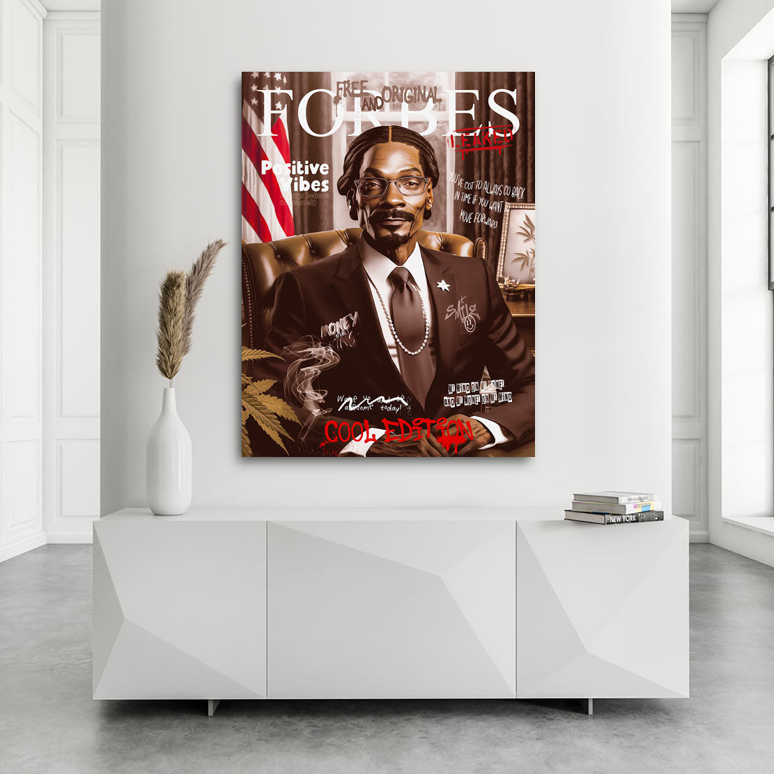 Lifestyle Leinwandbild Snoop Forbes