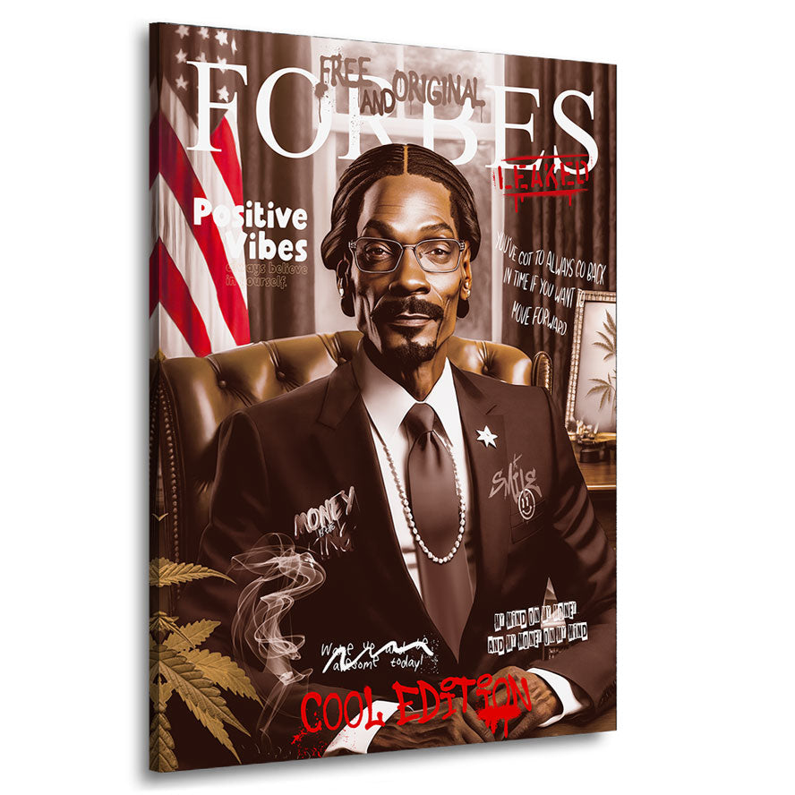 Lifestyle Leinwandbild Snoop Forbes