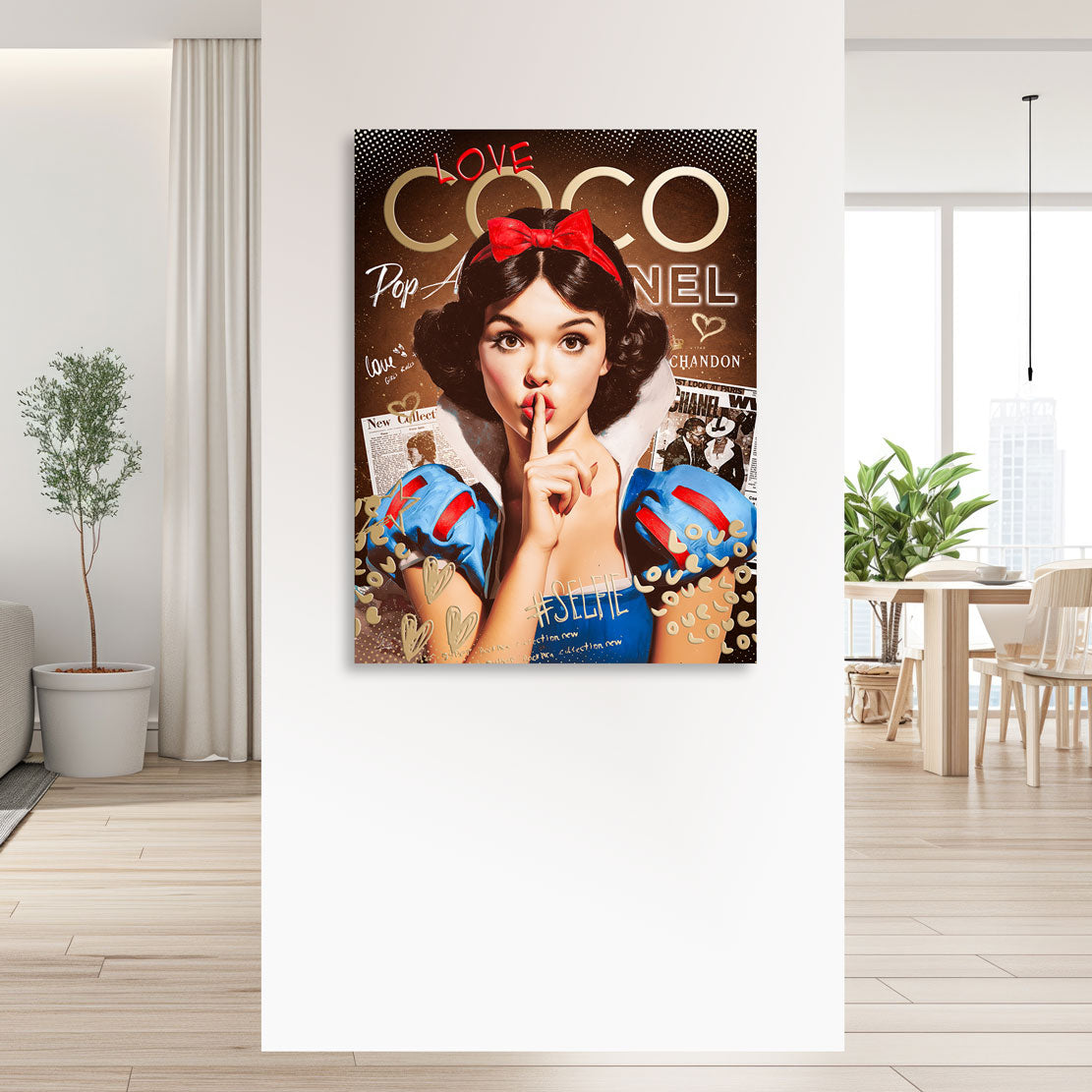 Schneewittchen Love Coco Wandbild