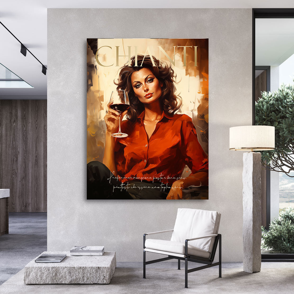 Wandbild Sophia Chianti