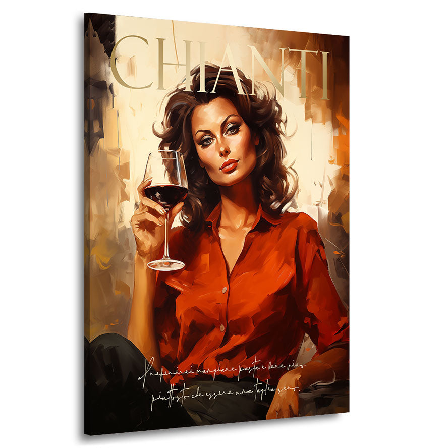Wandbild Sophia Chianti