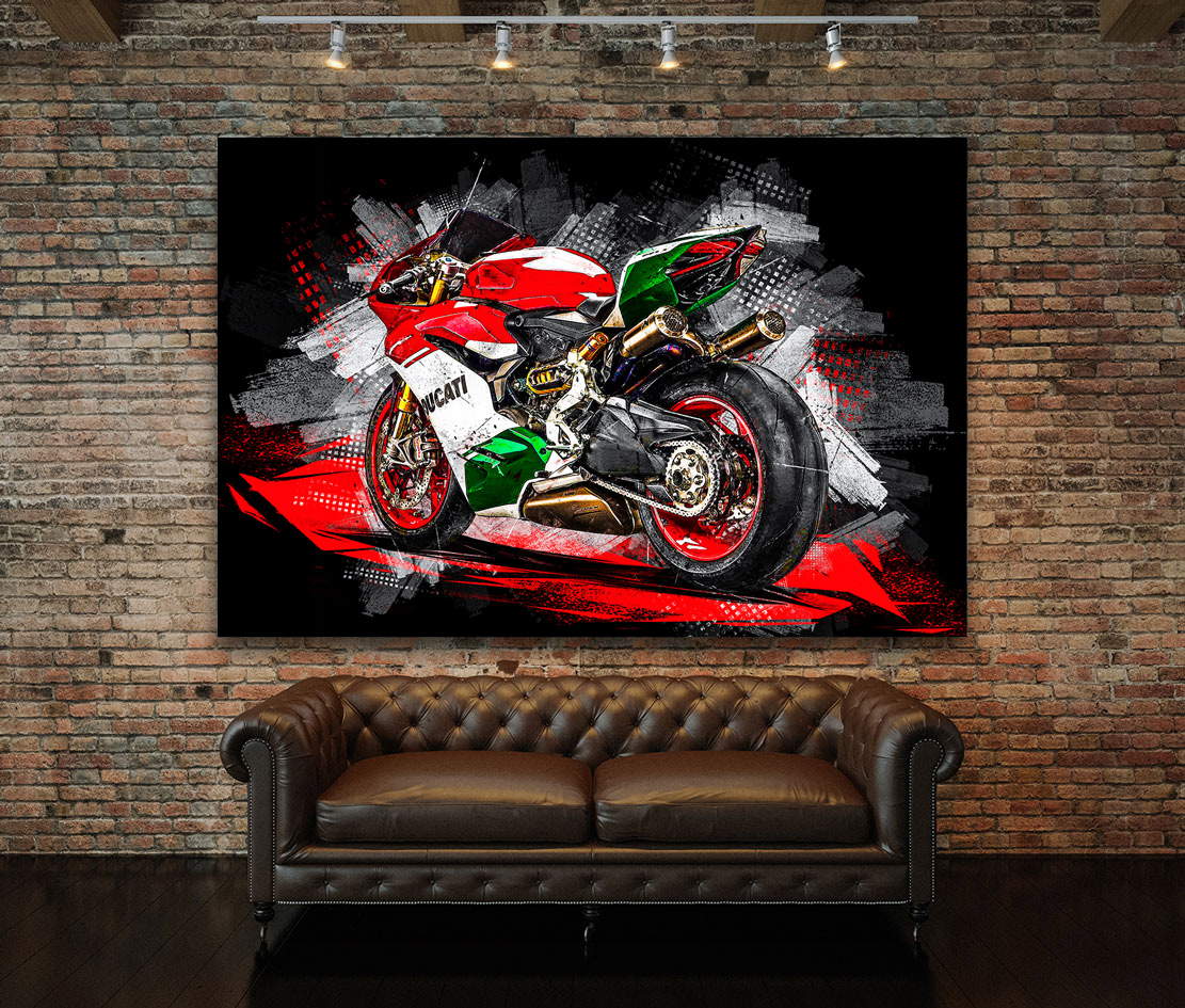 Wandbild Leinwandbild Ducati Panigale Superleggera 1299
