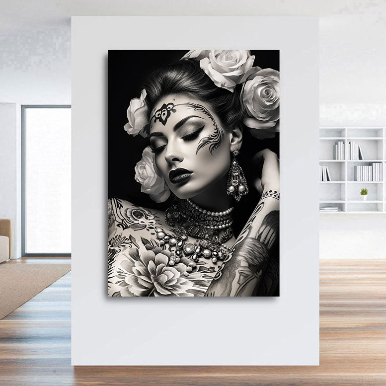 Erotisches Wandbild Dreaming Tattoo Girl