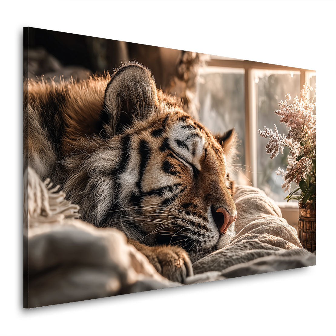 Schlafender Tiger Wandbild