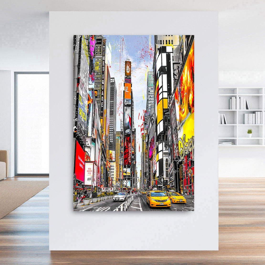 Wandbild Leinwandbild NY York Times Square Modern