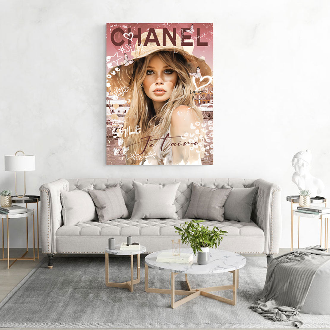 Lifestyle Wandbild Chanel