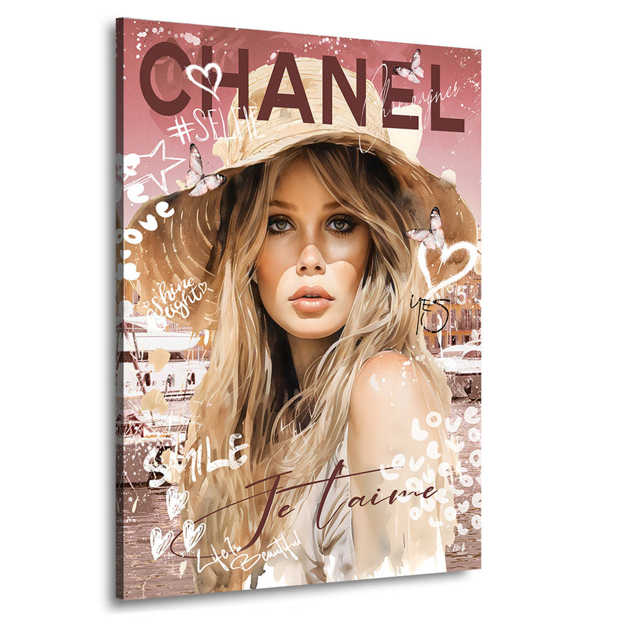 Lifestyle Wandbild Chanel