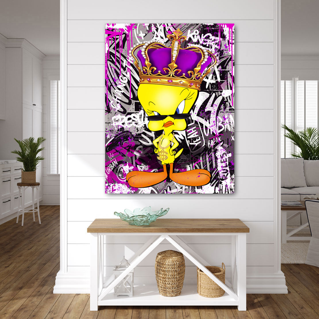 Pop Art Wandbild Rich Tweety