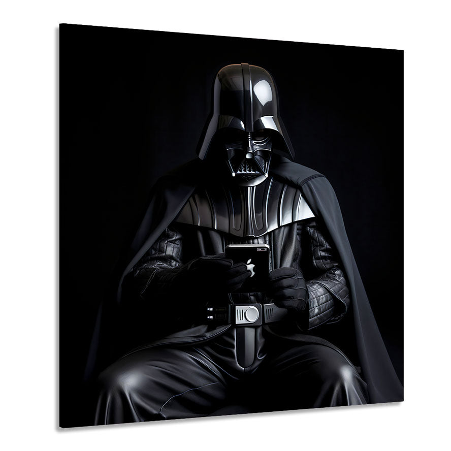 Wandbild Darth Vader send a Message