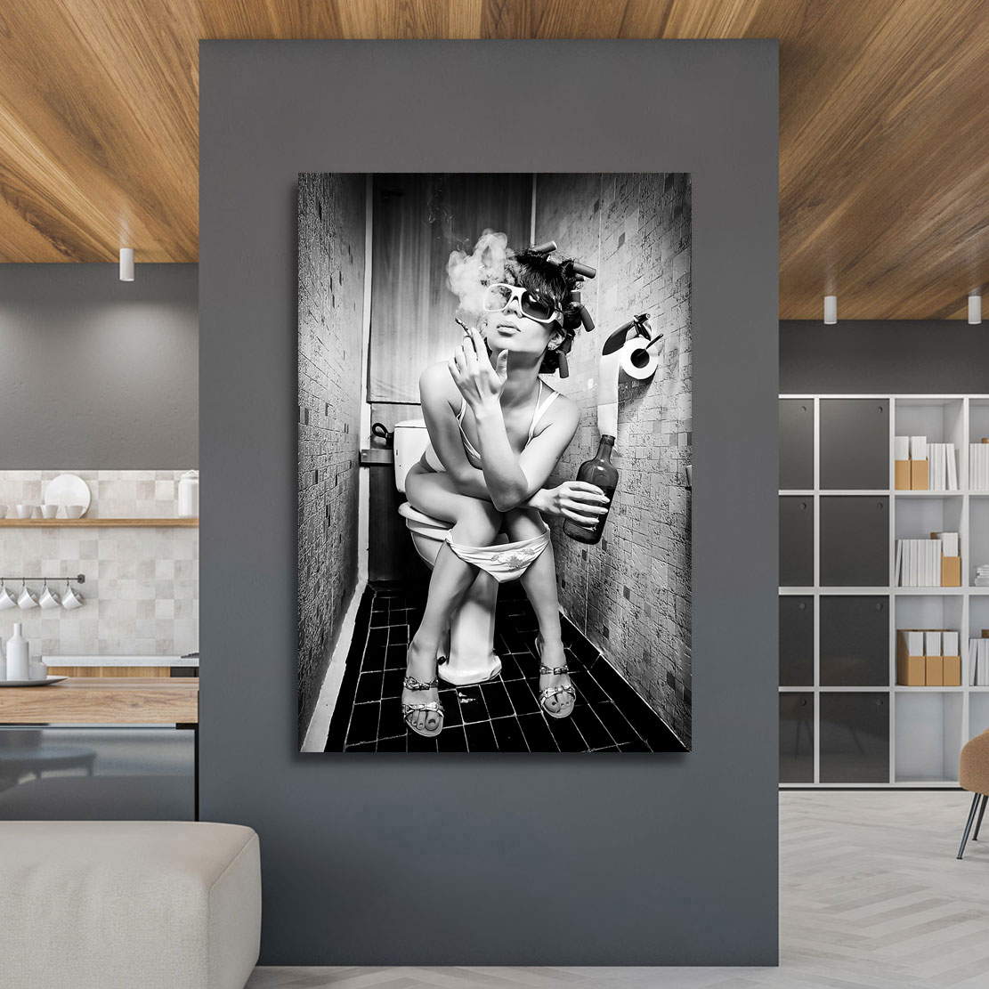 Wandbild Leinwandbild Crazy Fashion Woman