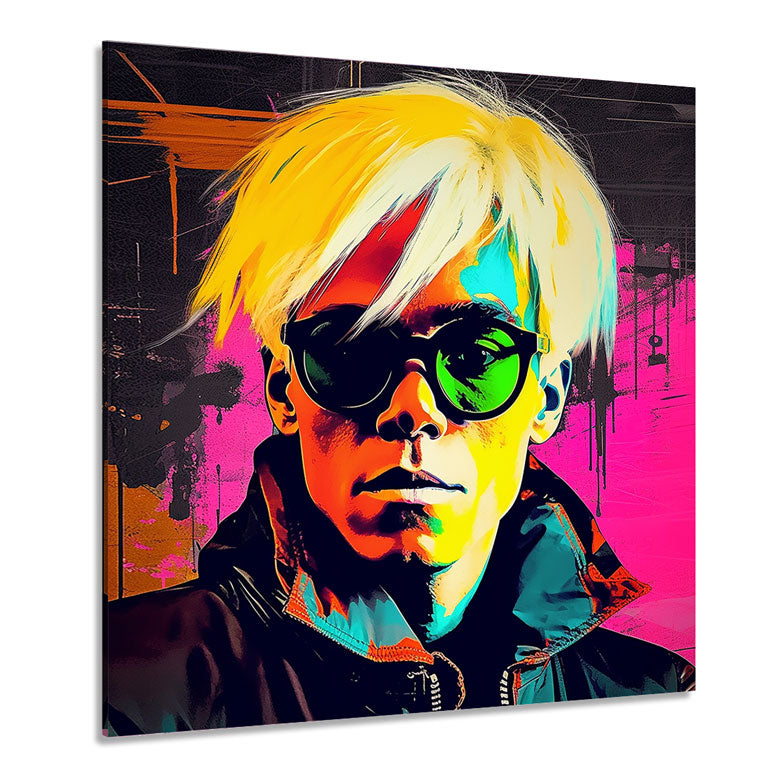 Pop Art Wandbild Andy Warhol Portrait