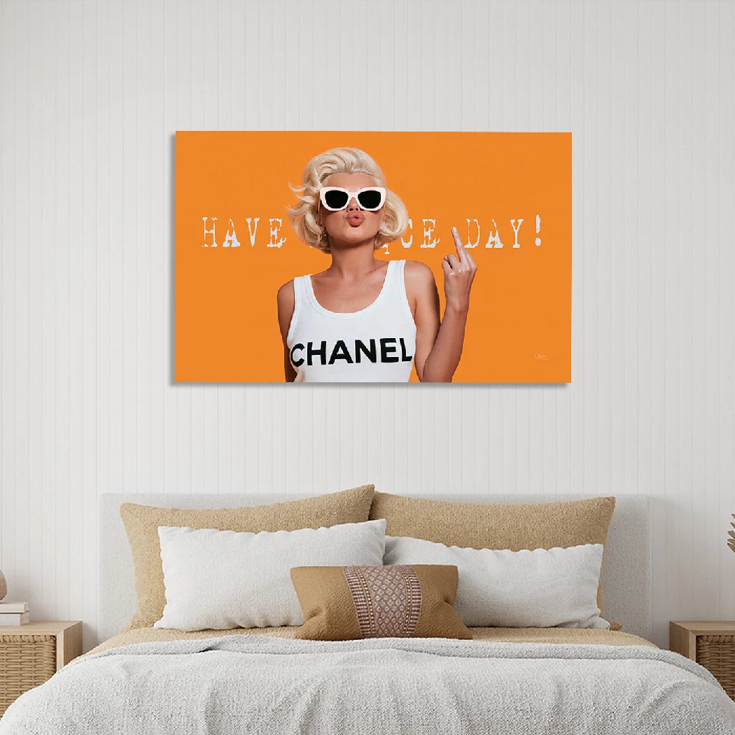 Marilyn Monroe Attitude Wandbild