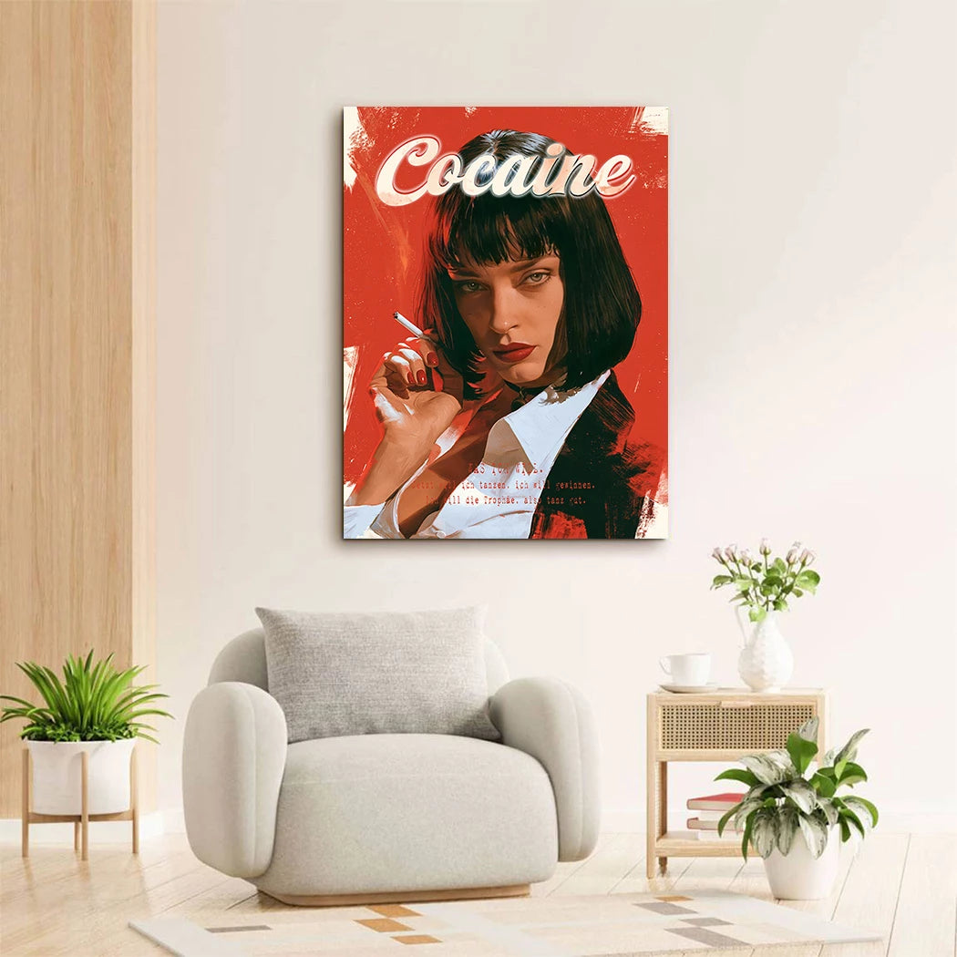 Pulp Fiction Attitude Wandbild