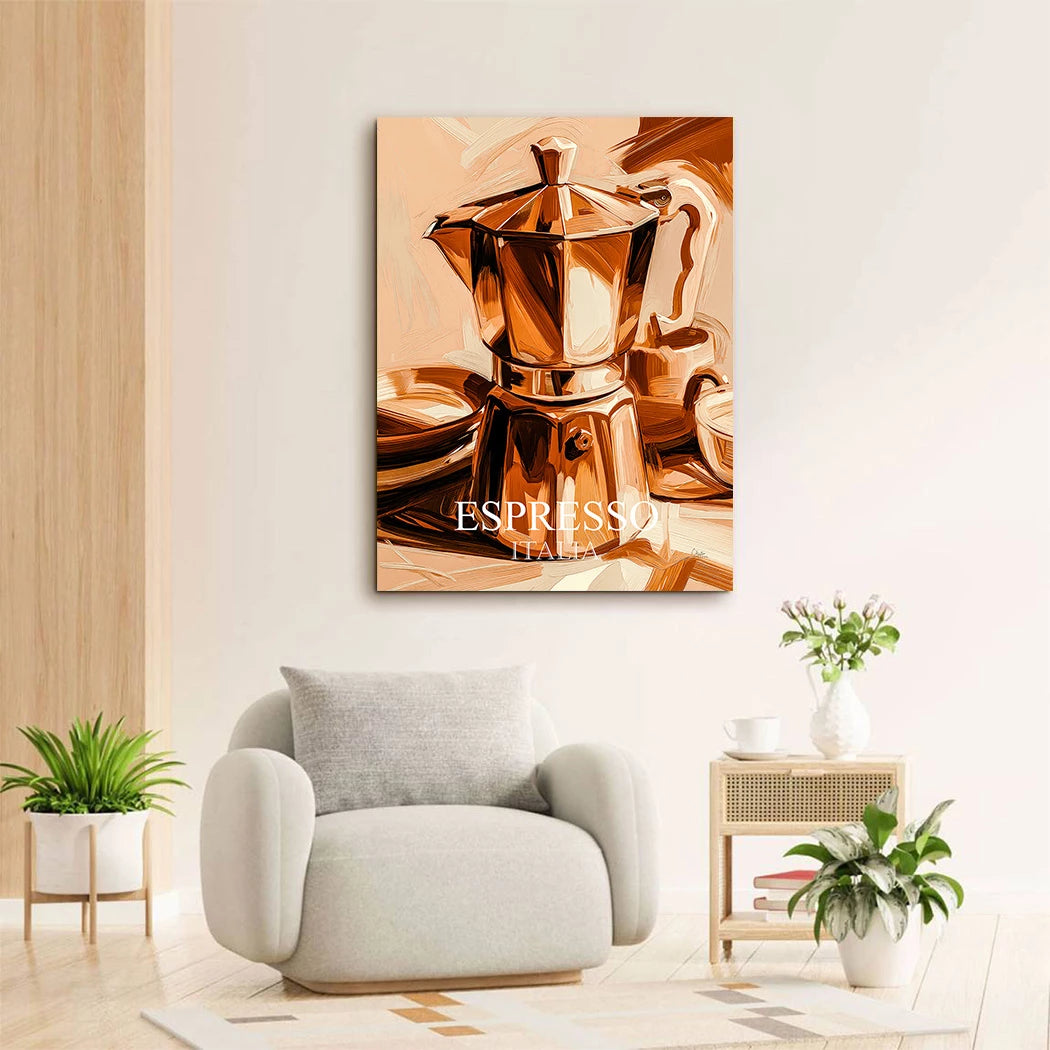 Espresso Italiano Wandbild