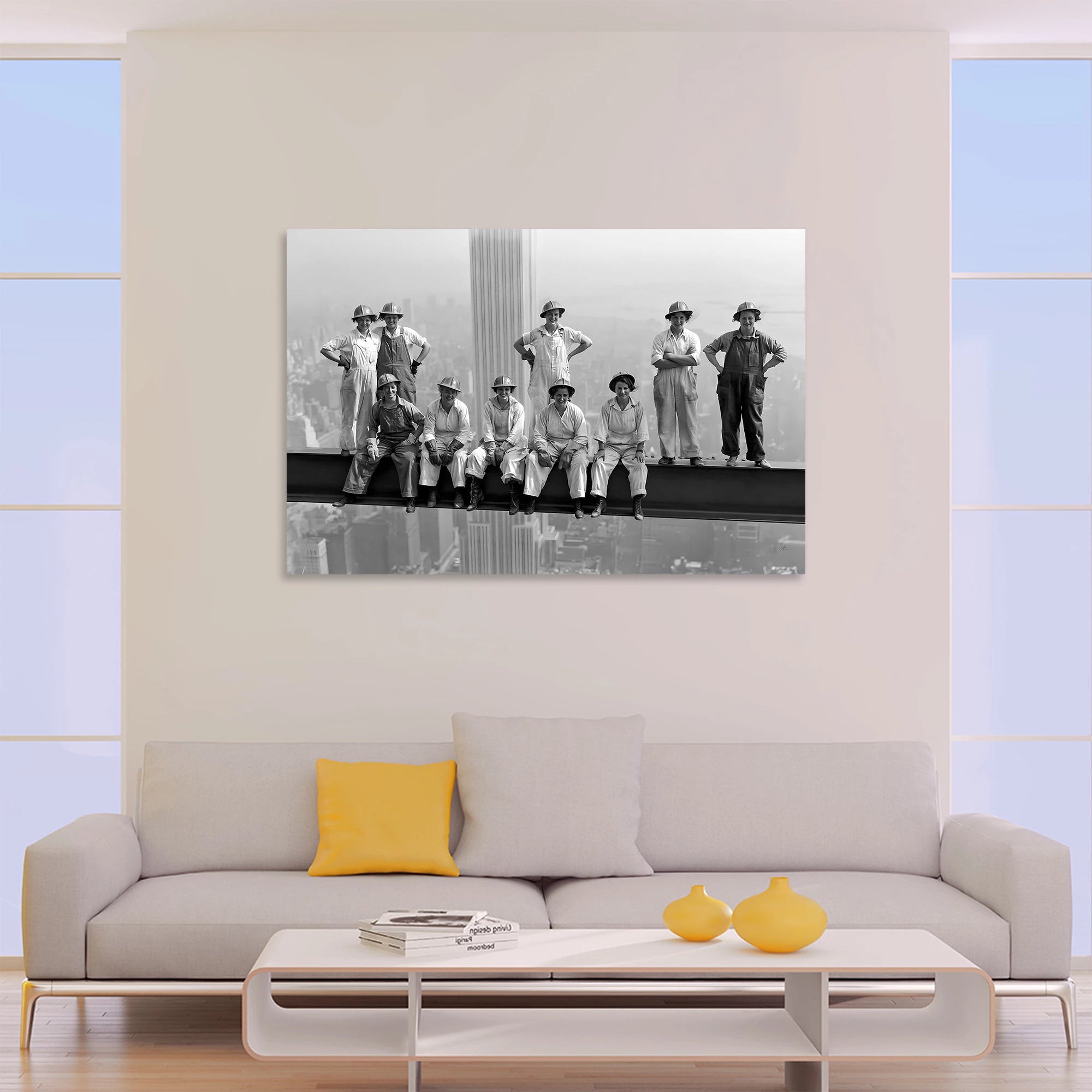 New York Pioniere Wandbild