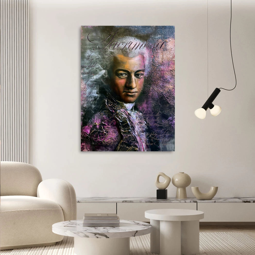 Mozart Klangwelten Wandbild