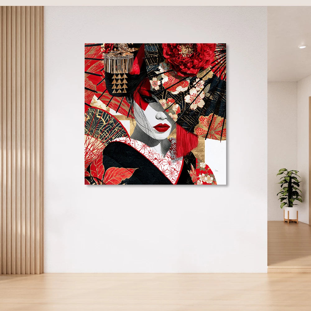 Geisha Rouge Wandbild