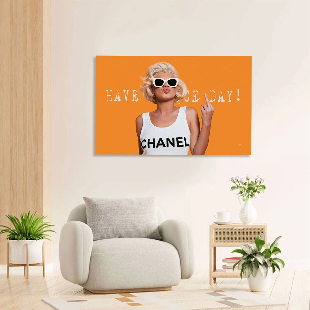 Marilyn Monroe Attitude Wandbild