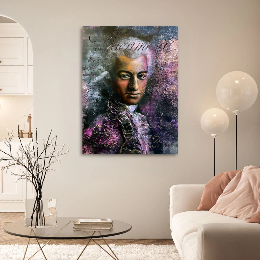 Mozart Klangwelten Wandbild