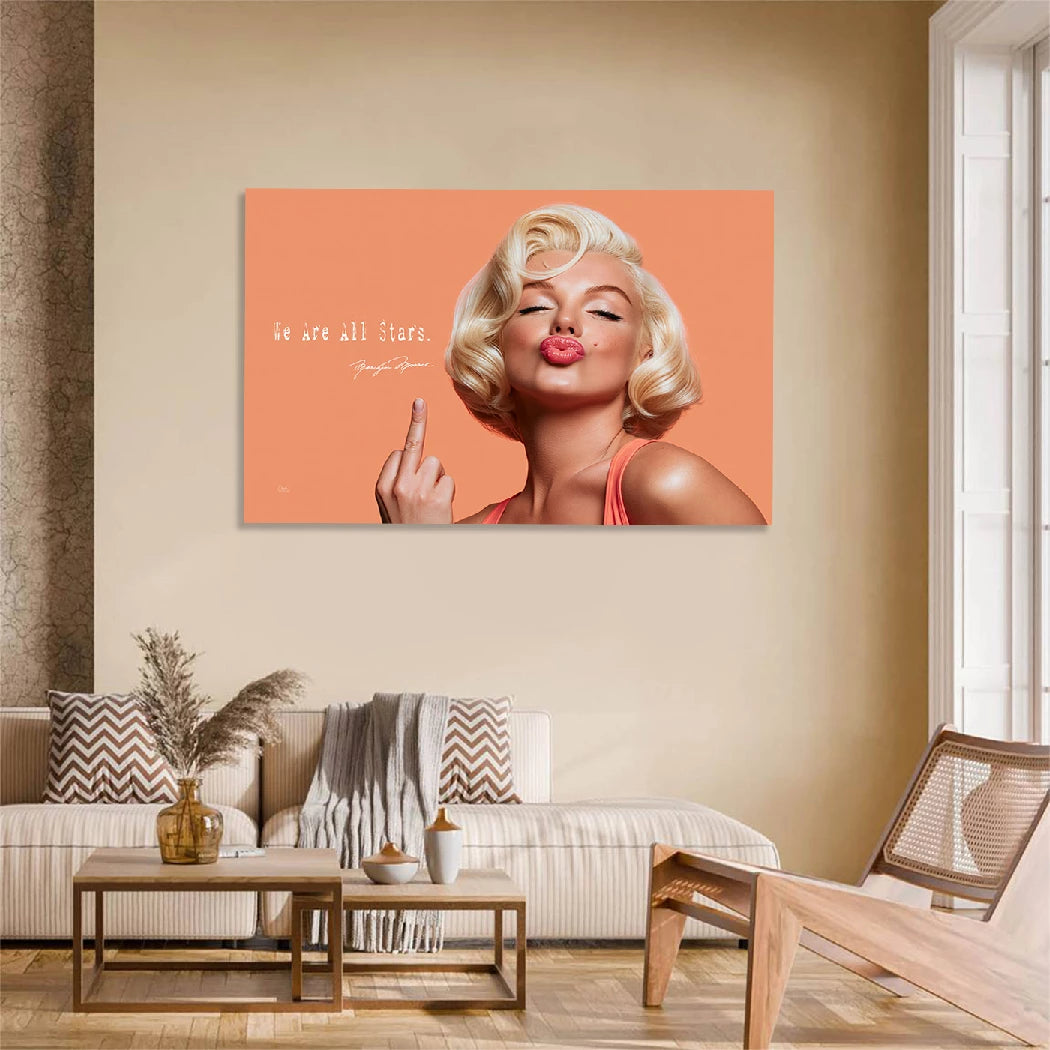 Marilyn Monroe All Stars Wandbild