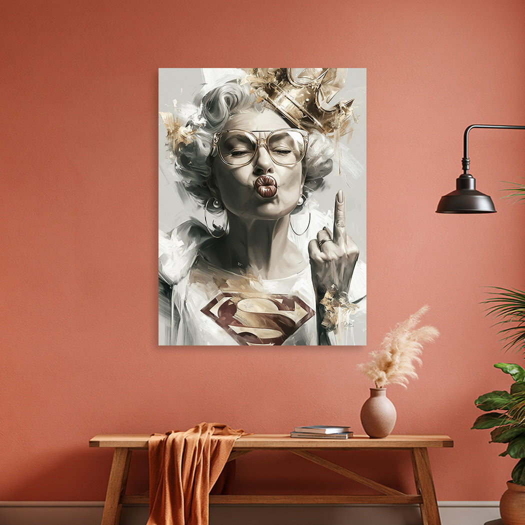 Queen Attitude Wandbild