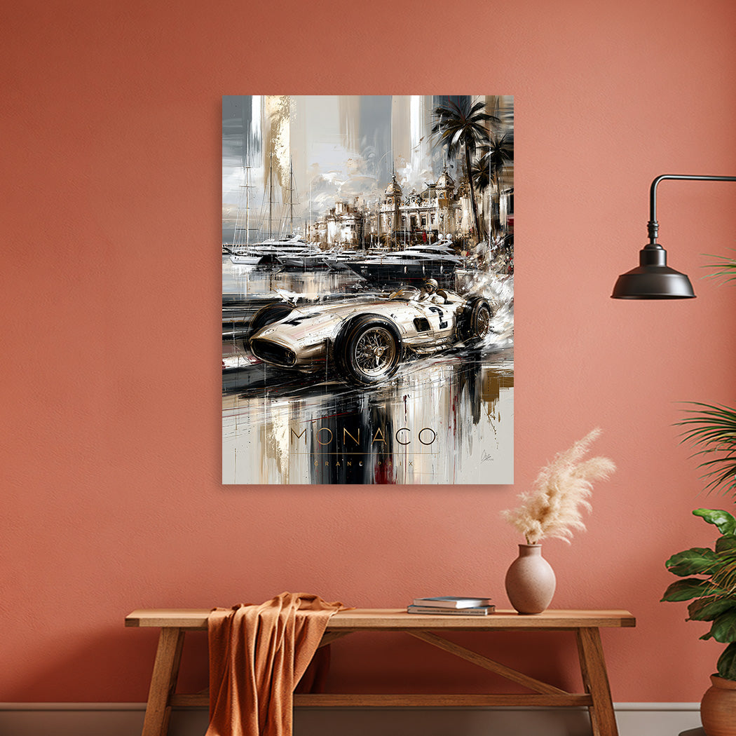 Monaco Racing Wandbild