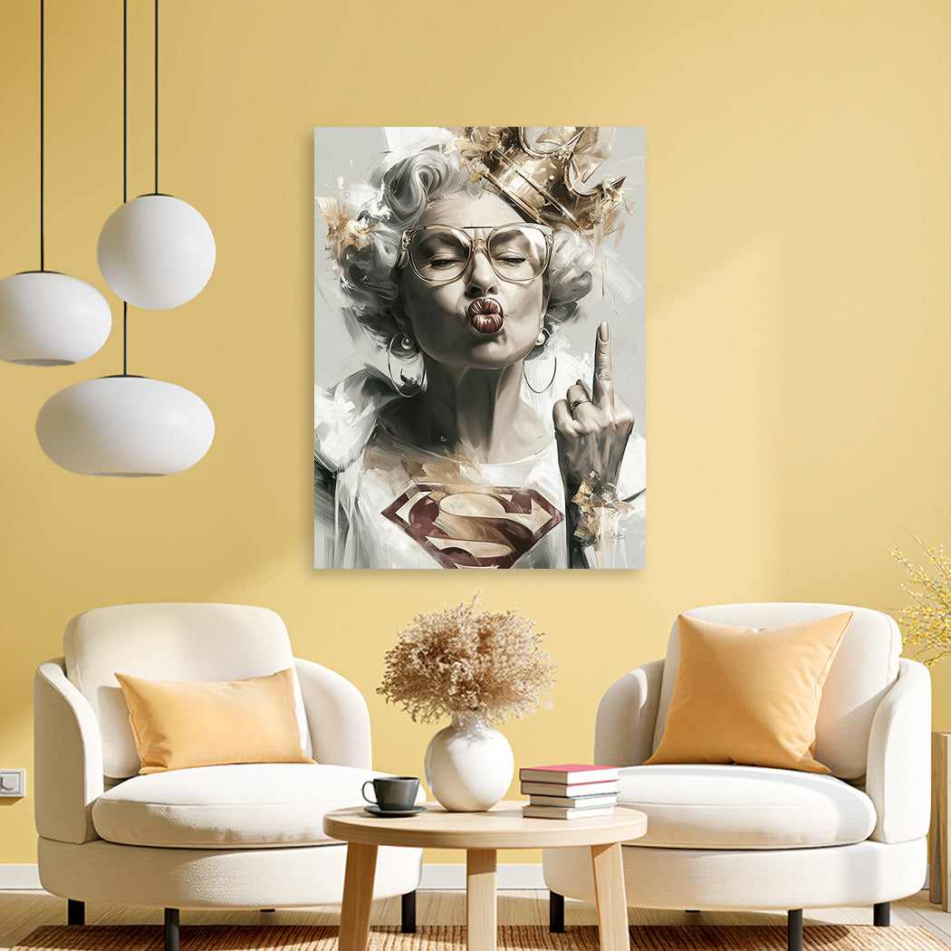Queen Attitude Wandbild