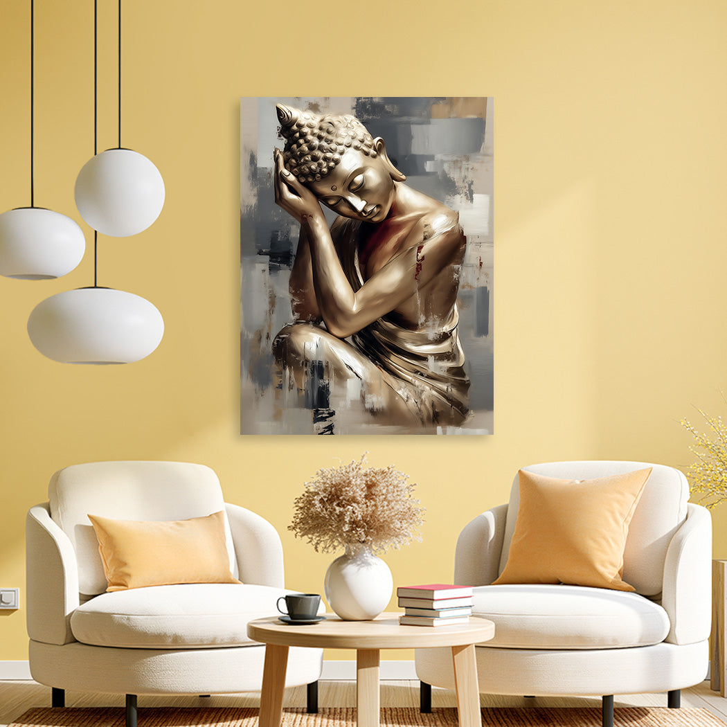 Buddha Harmonie Silence Wandbild