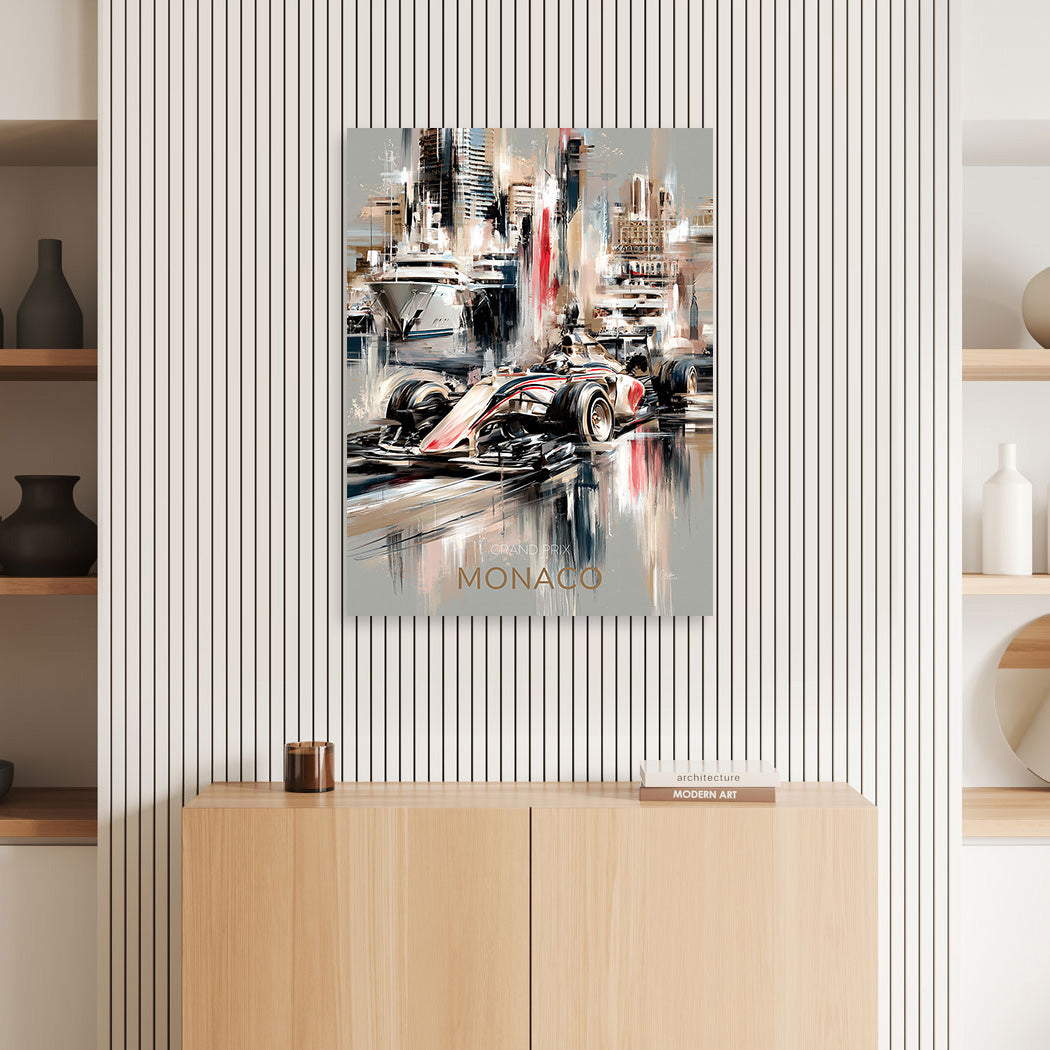Monaco Speed Wandbild