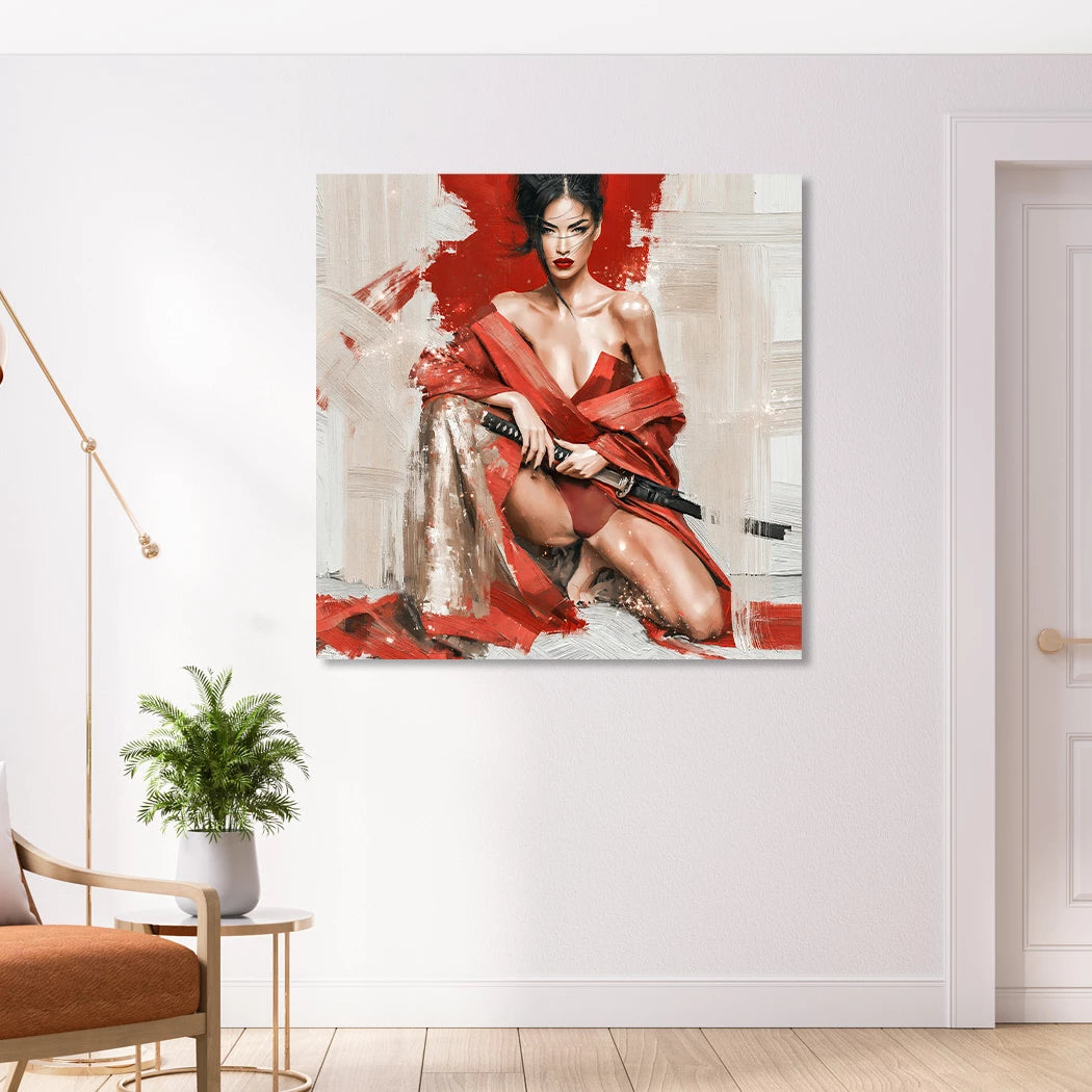 Samurai Rouge Wandbild