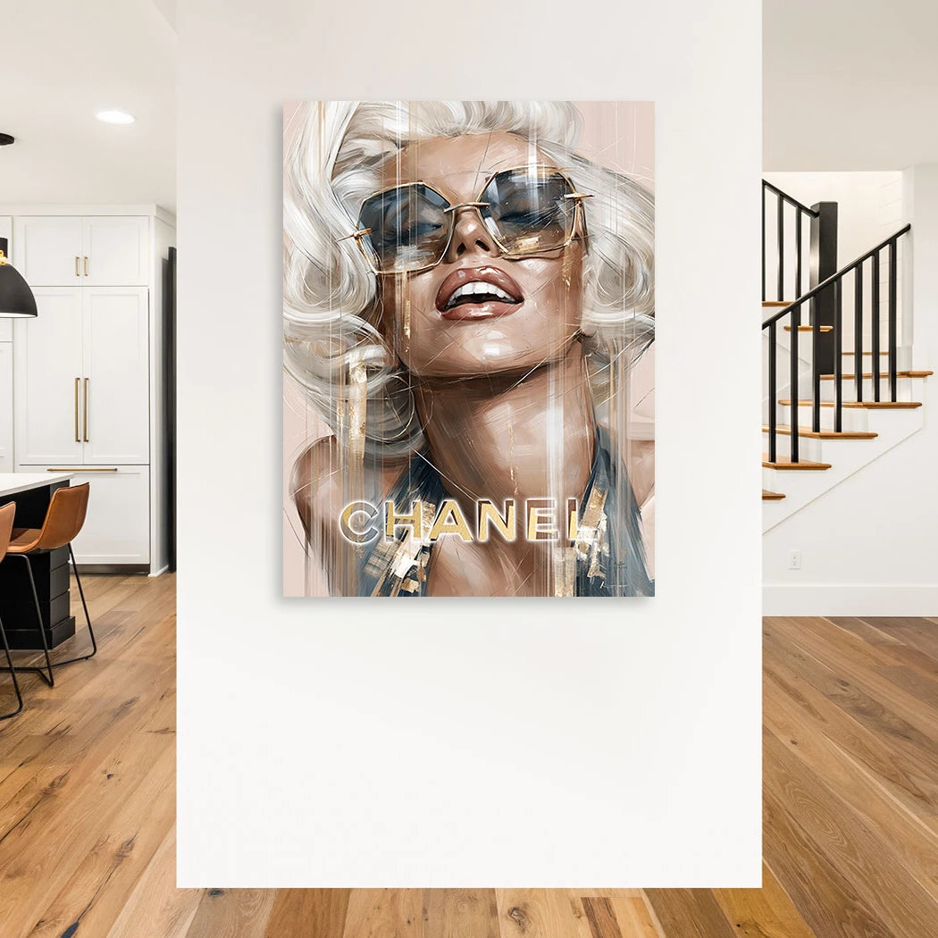 Marilyn Monroe Golden Shades Wandbild