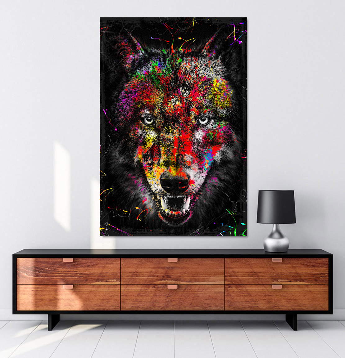 Wandbild Leinwandbild Wolf