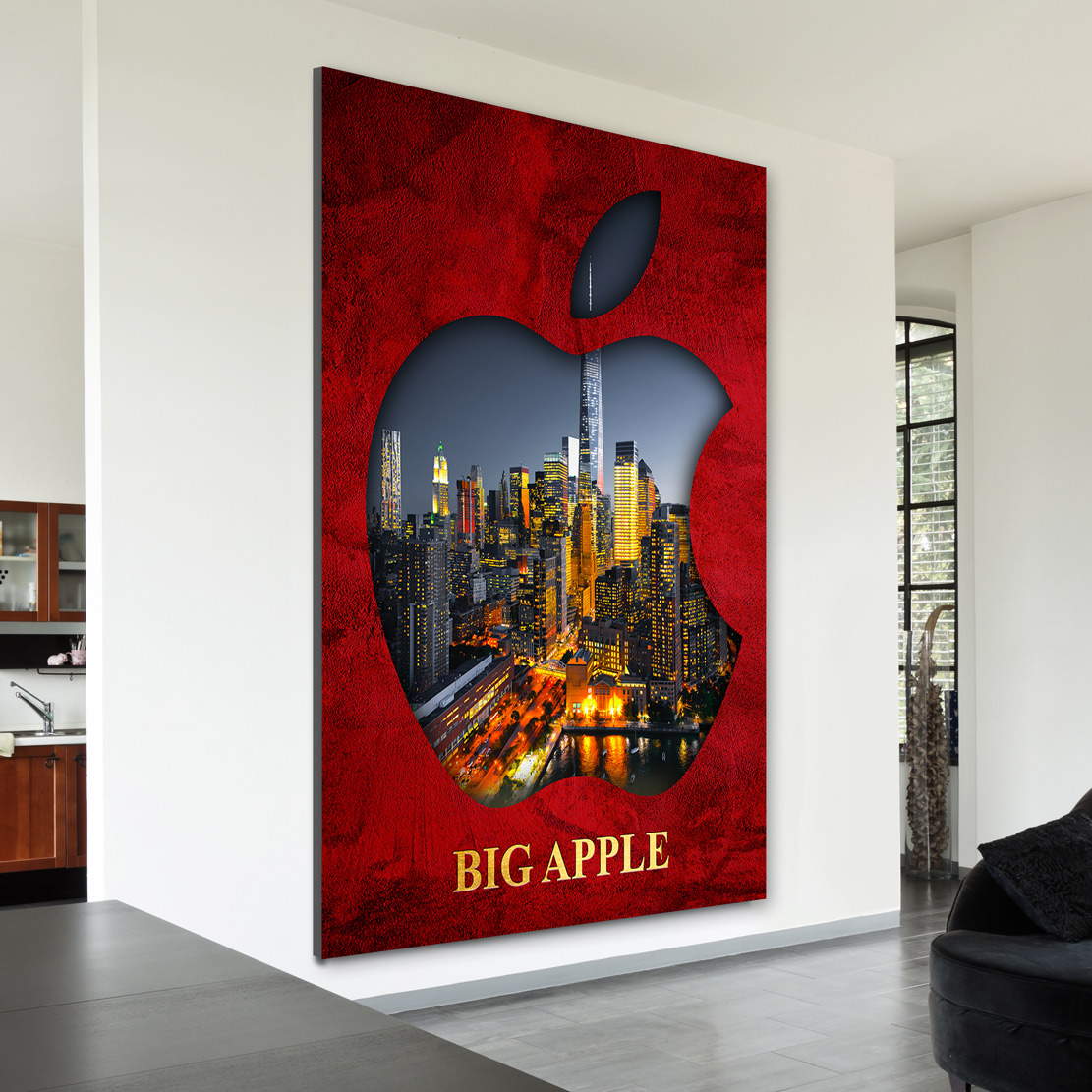 Wandbild Leinwandbild New York Big Apple Skyline